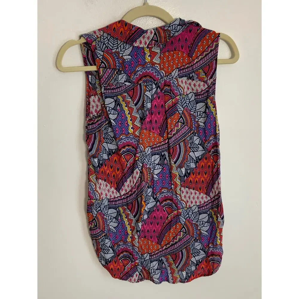 Maeve Whimsical‎ Pintucked Blouse size xs - Picture 7 of 9